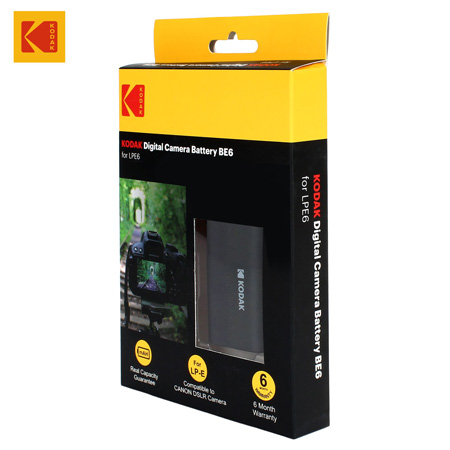 KODAK Digital Camera Battery BE6 for LPE6
